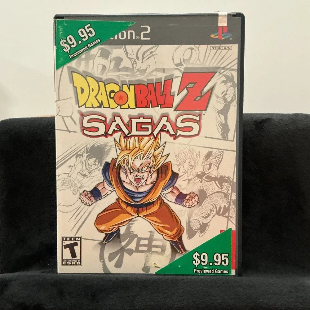 Y2K Atari Dragon Ball Z Sagas PS2 Video Game Sony PlayStation 2 Anime Fighting